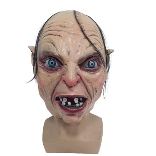 JUELIN Gollums Cosplay Masken Halloween Maske Karneval Ostern Maske für Halloween Party Requisiten von JUELIN