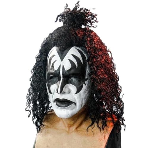 JUELIN Kiss Genes Simmons Cosplay Masken Halloween Maske Karneval Ostern Maske für Halloween Party Requisiten von JUELIN