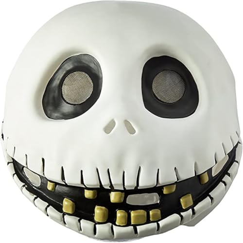 JUELIN Nightmares Befores Christmas Jacks Skellingtons Cosplay Masken Halloween Maske Karneval Ostern Maske für Halloween Party Requisiten von JUELIN