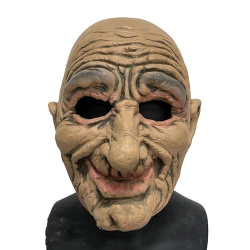 JUELIN Old Man Glatzkopf Cosplay Masken Halloween Maske Karneval Ostern Maske für Halloween Party Requisiten von JUELIN