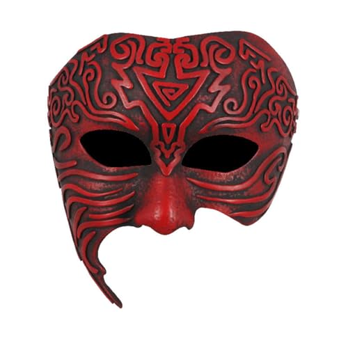 JUELIN Retros Halbgesichter Cosplay Masken Halloween Maske Karneval Ostern Maske für Halloween Party Requisiten von JUELIN