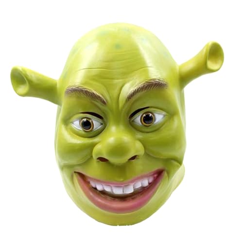 JUELIN Shreks Cosplay Masken Halloween Maske Karneval Ostern Maske für Halloween Party Requisiten von JUELIN