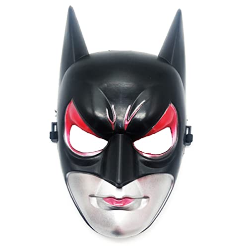 JUFKGBAR-Bat Hero Mask Party Plastic Half Face Mask Cosplay Costume Props for Halloween von JUFKGBAR