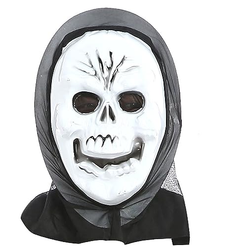 JUFKGBAR-Cosplay Kostüm Maske Halloween Maske Horror Schrei Lange Zunge Männlich Geist Weibliche Geist Tausendfüßler Hexe Skelett Geist Maske Make-up Trick Requisiten von JUFKGBAR