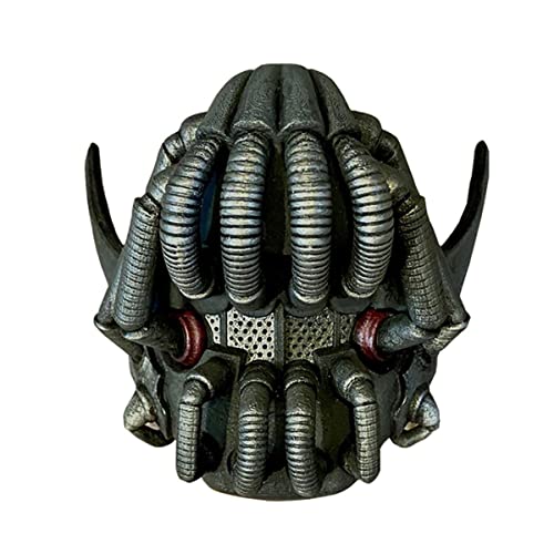 JUFKGBAR-Dark Knight Rises Bane Cosplay Mask Helmet Halloween Cosplay Horror Props Mask Horror Headwear for Halloween Carnival Costume Party Props von JUFKGBAR