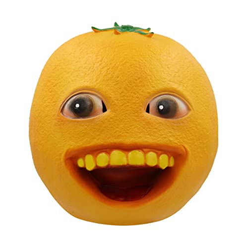 JUFKGBAR-Halloween Ärgerliche Orange Cosplay Maske Prom Requisiten Cosplay Geschenk Maske Horror Kopfbedeckung für Halloween Karneval Kostüm Party Requisiten von JUFKGBAR