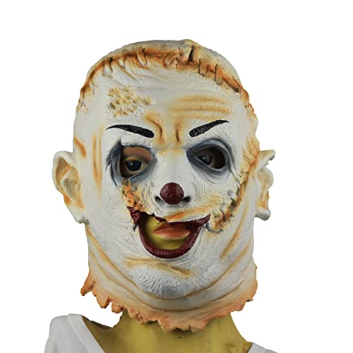 JUFKGBAR-Halloween Chainsaw Scary Horror Cosplay Mask Big Head Cosplay Mask Masquerade Party Cosplay Mask Horror Headwear for Halloween Carnival Costume Party Props von JUFKGBAR