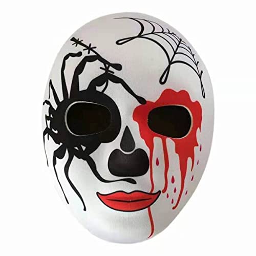 JUFKGBAR-Halloween Full Face Eva Printing Cosplay Maske Maskerade Printing Cosplay Maske Requisiten Maske Horror Kopfbedeckung für Halloween Karneval Kostüm Party Requisiten von JUFKGBAR