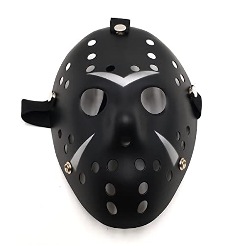 JUFKGBAR-Halloween Jason Cosplay Mask Masquerade Party Black Jason Horror Funny Men's Cosplay Mask Horror Headwear for Halloween Carnival Costume Party Props von JUFKGBAR