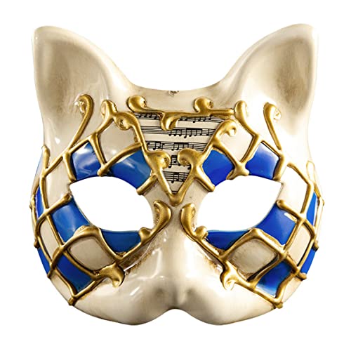 JUFKGBAR-Halloween Tiermaske Venedig Maske Horror Kopfbedeckung für Halloween Karneval Kostüm Party Requisiten von JUFKGBAR