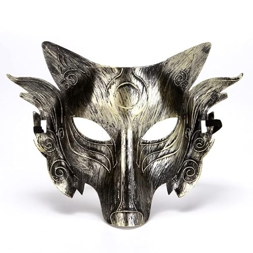 JUFKGBAR-Horror Wolf Cosplay Maske Halloween Spoof Cosplay Requisiten Kunststoff Overhead Cover von JUFKGBAR