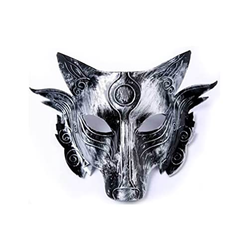 JUFKGBAR-Horror Wolf Cosplay Maske Kunststoff Gesichtsabdeckung Halloween Cosplay Requisiten von JUFKGBAR