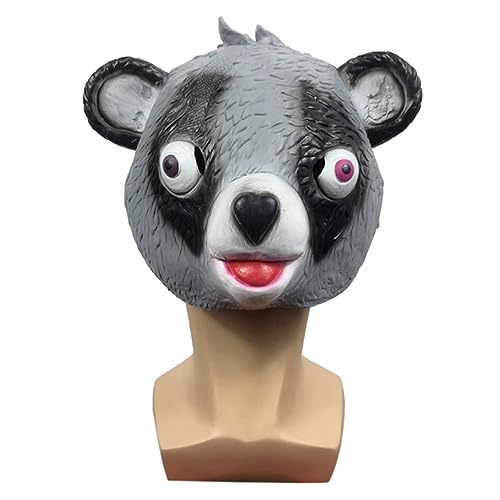 JUFKGBAR-Hworks Cosplay Kostüm Maske Lustige Bär Kopfbedeckung Tier Einhorn Maske Maskerade Niedlich Bär Kopfbedeckung Halloween Party Requisiten von JUFKGBAR