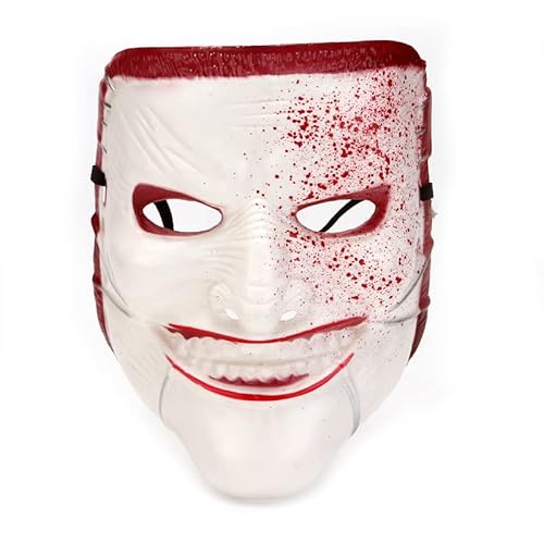 JUFKGBAR-Hworks Scary Bloody Man Cosplay Maske Halloween Cosplay Requisiten Kunststoff Overhead Cover von JUFKGBAR