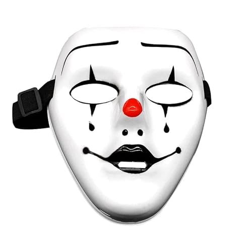 JUFKGBAR-Hworks Shuffle Dance Cosplay Mask Plastic Overhead Cover Halloween Show Cosplay Props von JUFKGBAR