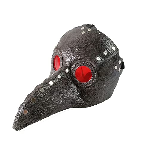 JUFKGBAR-Hworks Steampunk Beak Mask Plastic The Plague Doctor Mask Cosplay Costume Props for Halloween Party von JUFKGBAR