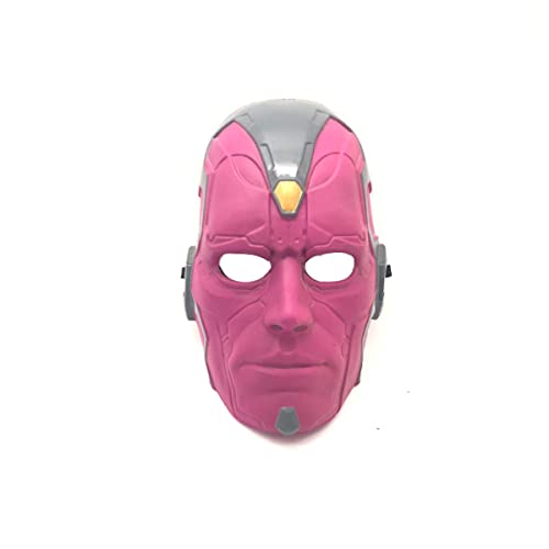 JUFKGBAR-Hworks Thanos Rosa Maske Kunststoff Vollgesichtsmaske Cosplay Kostüm Requisiten für Halloween Party von JUFKGBAR