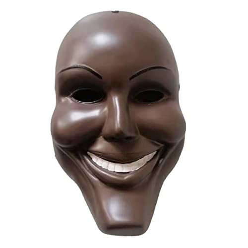 JUFKGBAR-Hworks The Purge Mask Resin Smile Full Face Mask Cosplay Costume Props for Halloween Party von JUFKGBAR