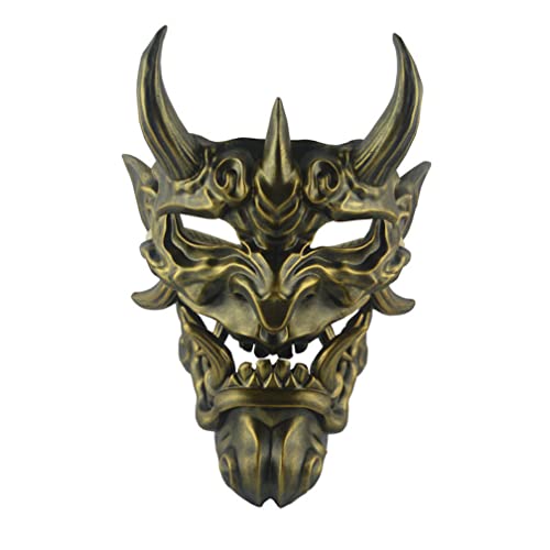 JUFKGBAR-Hworks Tusk Prajna Mask Resin Full Face Cover Halloween Cosplay Prop von JUFKGBAR