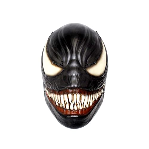 JUFKGBAR-Hworks Venom Mask Scary Full Face Mask Resin Cosplay Costume Props for Halloween Party von JUFKGBAR