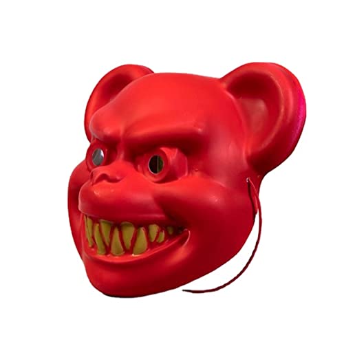 JUFKGBAR-Hworks Violent Bears Maske Rot Full Face Halloween Event Requisiten Halloween Maske von JUFKGBAR