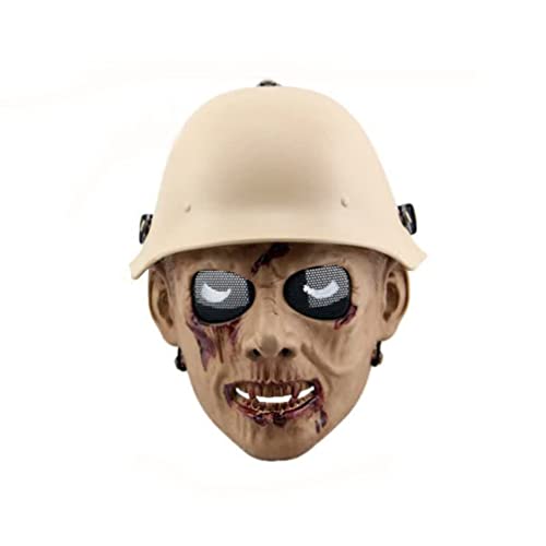 JUFKGBAR-Hworks Zombies Cosplay Maske Kunststoff Overhead Abdeckung Halloween Kostüm Requisiten von JUFKGBAR