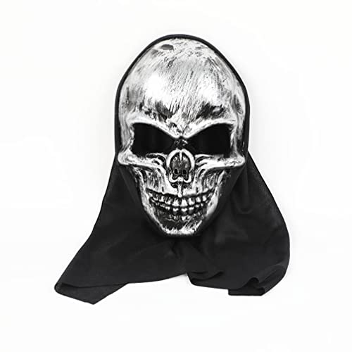 JUFKGBAR-Malerei Skelett Maske Horror Kunststoff Vollgesichtsabdeckung Halloween Party Cosplay Prop von JUFKGBAR