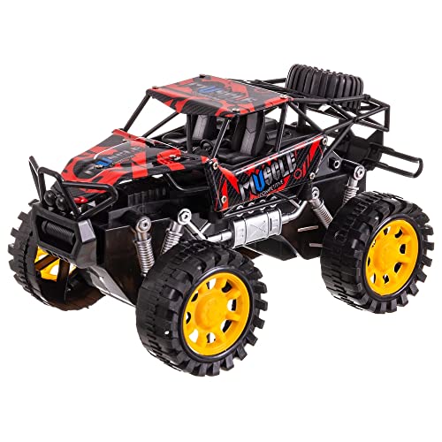 JUINSA 700028 Mega Reibungsauto Rock Crawler 22 cm 2 Farben Sortiert, bunt von JUINSA