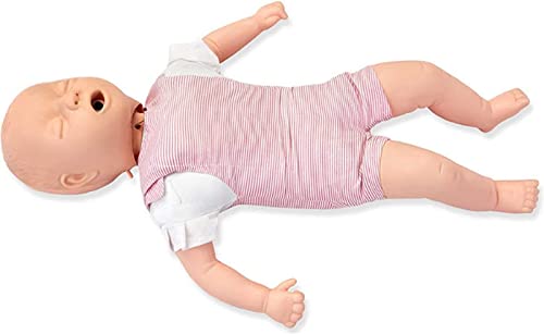 JUJNE Erste-Hilfe-Modell, Modell für Herz-Lungen-Wiederbelebung CPR-Baby-Säugling-Trainingspuppe Atemwegsobstruktion Säuglings-Erste-Hilfe-Modell für Pädagogische Lehrforschung von JUJNE