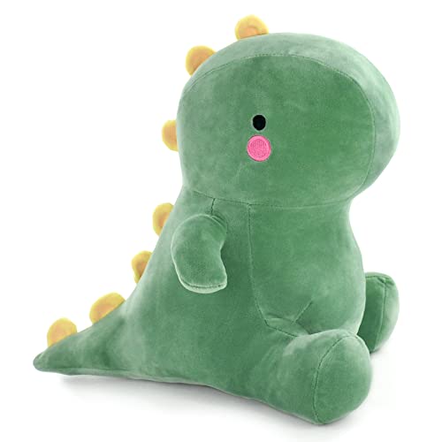 Dinosaurier Kuscheltier Plüschtier, Dino Plüschtier Plüschsaurier, Kissen Puppe für Erwachsene und Kinder Geschenke (3 Stück Grün, 50cm (20 Zoll)) von JUJUCAT