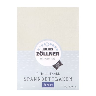 JULIUS ZÖLLNER Spannbettlaken für Beistellbetten ecru 50 x100 cm von JULIUS ZÖLLNER