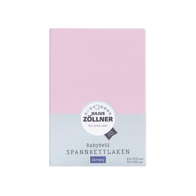 JULIUS ZÖLLNER Spannbetttuch Jersey rosa von JULIUS ZÖLLNER