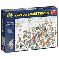 JUMBO SPIELE 1110100026 Puzzle 2000 Teile Jan van Haasteren - Es geht nur bergab von JUMBO SPIELE