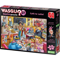 JUMBO SPIELE 1110100332 Puzzle 1000 Teile Wasgij Destiny 27 - Café Latte von JUMBO SPIELE