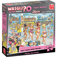 JUMBO SPIELE 1110100503 Puzzle 1000 Teile Wasgij Retro Destiny 9 - Super Models von JUMBO SPIELE