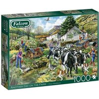 JUMBO SPIELE 11283 Puzzle 1000 Teile Falcon Another Day on the Farm von JUMBO SPIELE