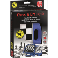 JUMBO SPIELE 12763 Schach und Dame - Kompaktspiel JUMBO SPIELE 12763 Schach und Dame - Kompaktspiel von JUMBO SPIELE