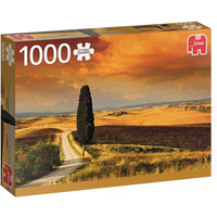 JUMBO SPIELE 18362 Puzzle 1000 Teile - Sonnenuntergang in der Toskana, Italien von JUMBO SPIELE