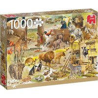 JUMBO SPIELE 18854 Puzzle 1000 Teile Der Bau der Arche Noah von JUMBO SPIELE