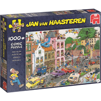 JUMBO SPIELE 19069 Puzzle 1000 Teile Jan van Haasteren - Freitag, der 13. von JUMBO SPIELE