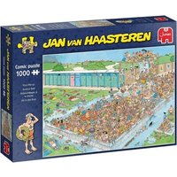 JUMBO SPIELE 20039 Puzzle 1000 Teile Jumbo Jan van Haasteren - Ab in den Pool! von JUMBO SPIELE