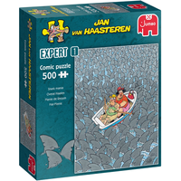 JUMBO SPIELE 20089 Puzzle 500 Teile Jan van Haasteren Expert - Hai-Wahnsinn von JUMBO SPIELE