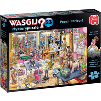 JUMBO SPIELE 25018 Puzzle 1000 Teile Wasgij Mystery 23 - Hundesalon von JUMBO SPIELE