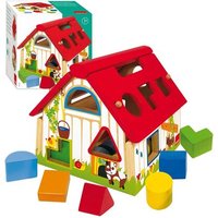 JUMBO SPIELE D55220 Holzhaus geometrische Formen von JUMBO SPIELE