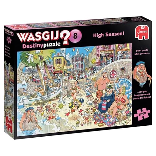 Jumbo Wasgij Destiny – High Season #8, 1000 Stück (81930) von JUMBO