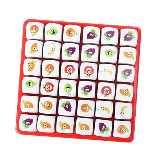 1 Set Obst Sudoku Puzzle Lerntiere Kindertiere Kind Obst Eltern Kind Obst Stil Sudoku Brettspiel Geistiges Kunststoff JUMPLAWN von JUMPLAWN