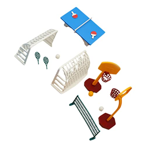 JUMPLAWN 1satz Puppenhaus Miniatur Sport Set Modell Basketballkorb Und Tischtennisplatte Geeignet Für Puppenhaus Dekoration Leicht Und Stabil Fördert Kreativität Und Geschicklichkeit JUMPLAWN 1satz Puppenhaus Miniatur Sport Set Modell Basketballkorb Und Tischtennisplatte Geeignet Für Puppenhaus Dekoration Leicht Und Stabil Fördert Kreativität Und Geschicklichkeit von JUMPLAWN