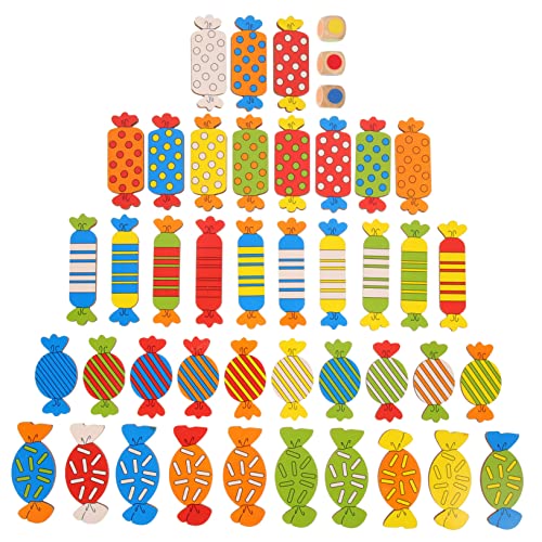 JUMPLAWN 1 Set Bonbonfarben Matching Puzzles Für Kinderpuzzles Kinderspielzeug Interaktives Interessantes Farbabstimmungsspielzeug Farbbrettspiel Lernspielzeug Für von JUMPLAWN