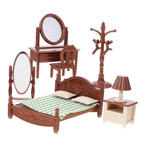 JUMPLAWN 1 Set Miniatur Möbel Kunststoff Die Bett Miniatur Landschaft Ornament von JUMPLAWN