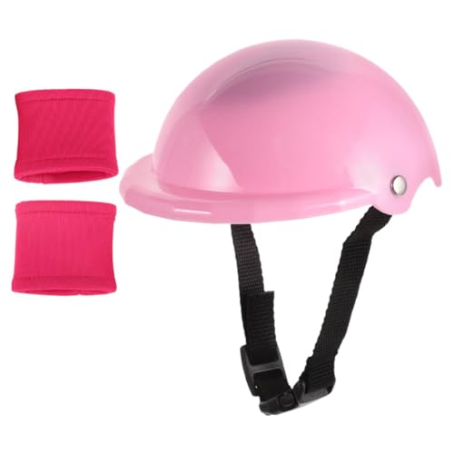 JUMPLAWN 1 Set Puppenzubehör Rollenspiel-puppenroller Passender Helm Puppe Sporthelm Puppe Ersatzhelm Puppe Fahrradhelm von JUMPLAWN